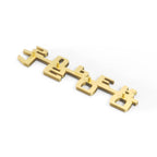 Porsche 356 1600 Super Emblem Gold NEU – Ansicht 3