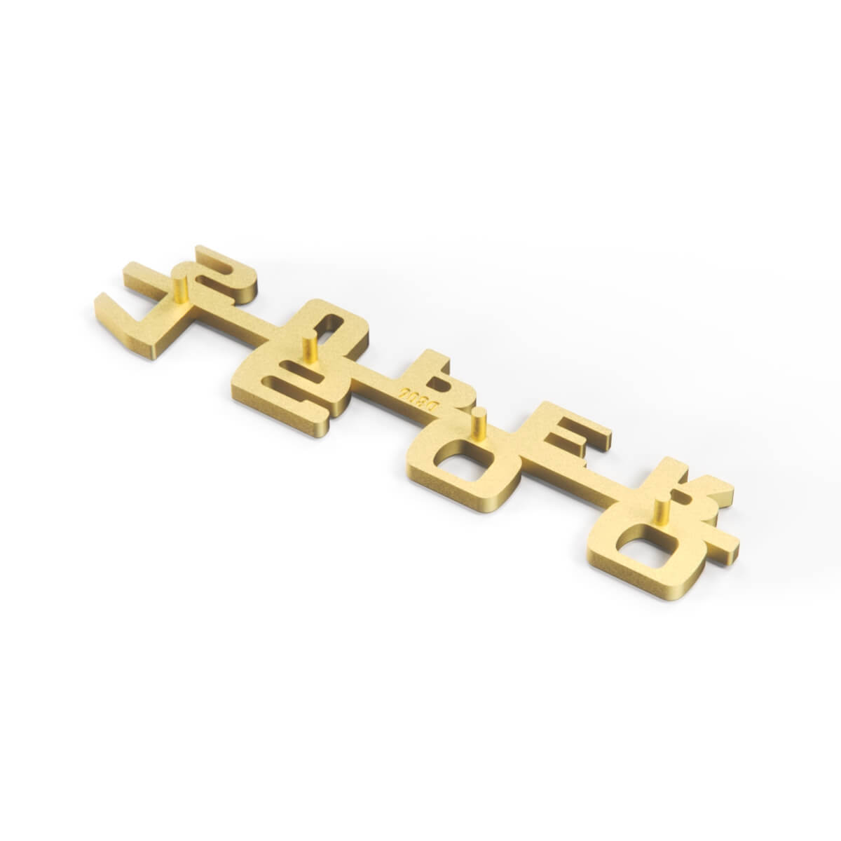 Porsche 356 1600 Super Emblem Gold NEU – Ansicht 3