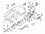 Mercedes-Benz Lautsprechergitter Armaturenbrett W164 NEU – A1646801818 – Ansicht 4