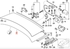 BMW Kofferraumdichtung Gummi E39 NEU – Ansicht 2