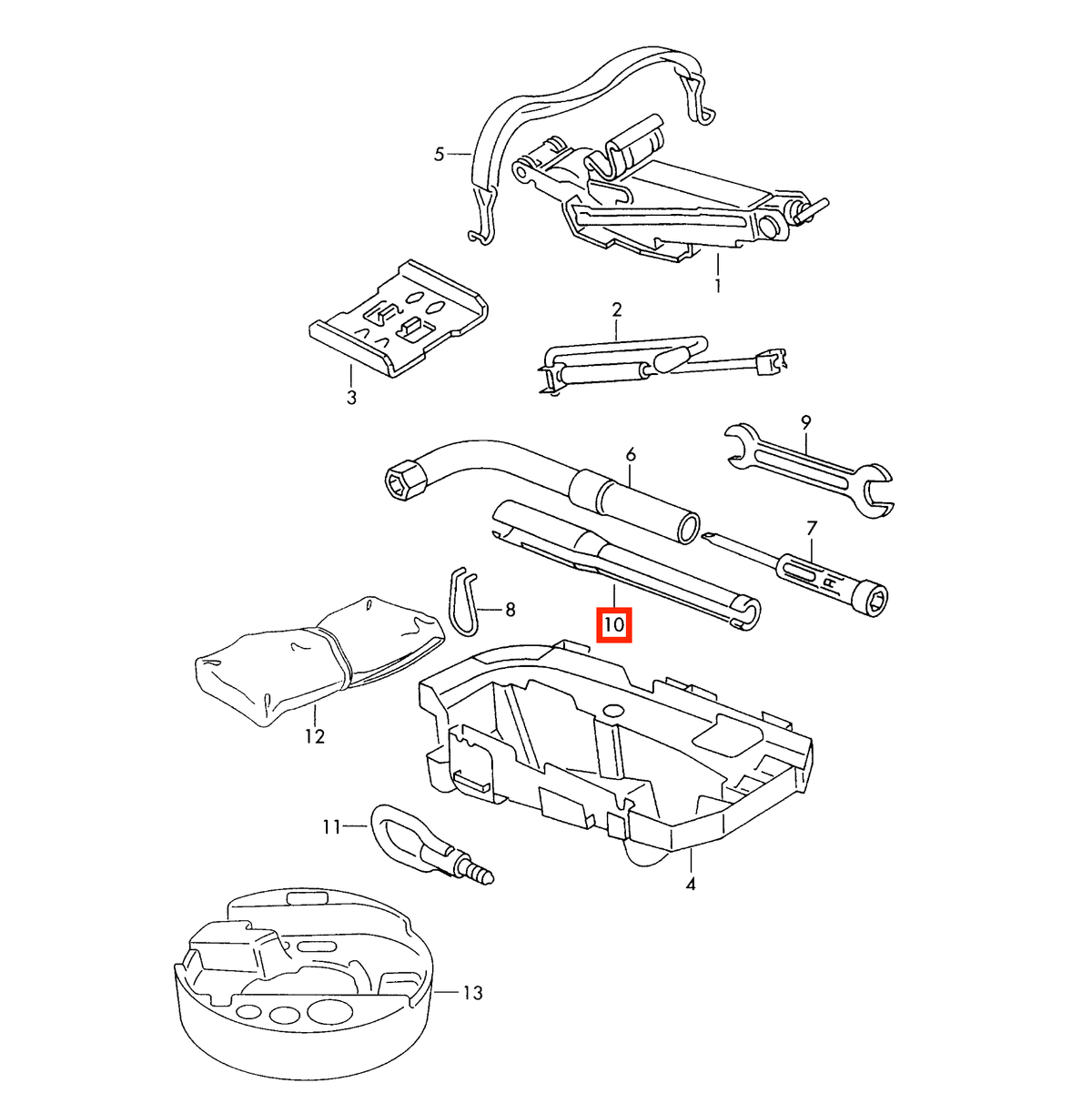 Audi Zündkerzen-Werkzeug 16V VR6 Motor VW NEU – Ansicht 4