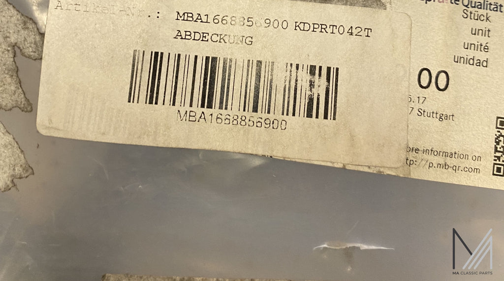 Mercedes-Benz W166 Abdeckung Stoßfänger NOS – A1668856900 – Ansicht 2