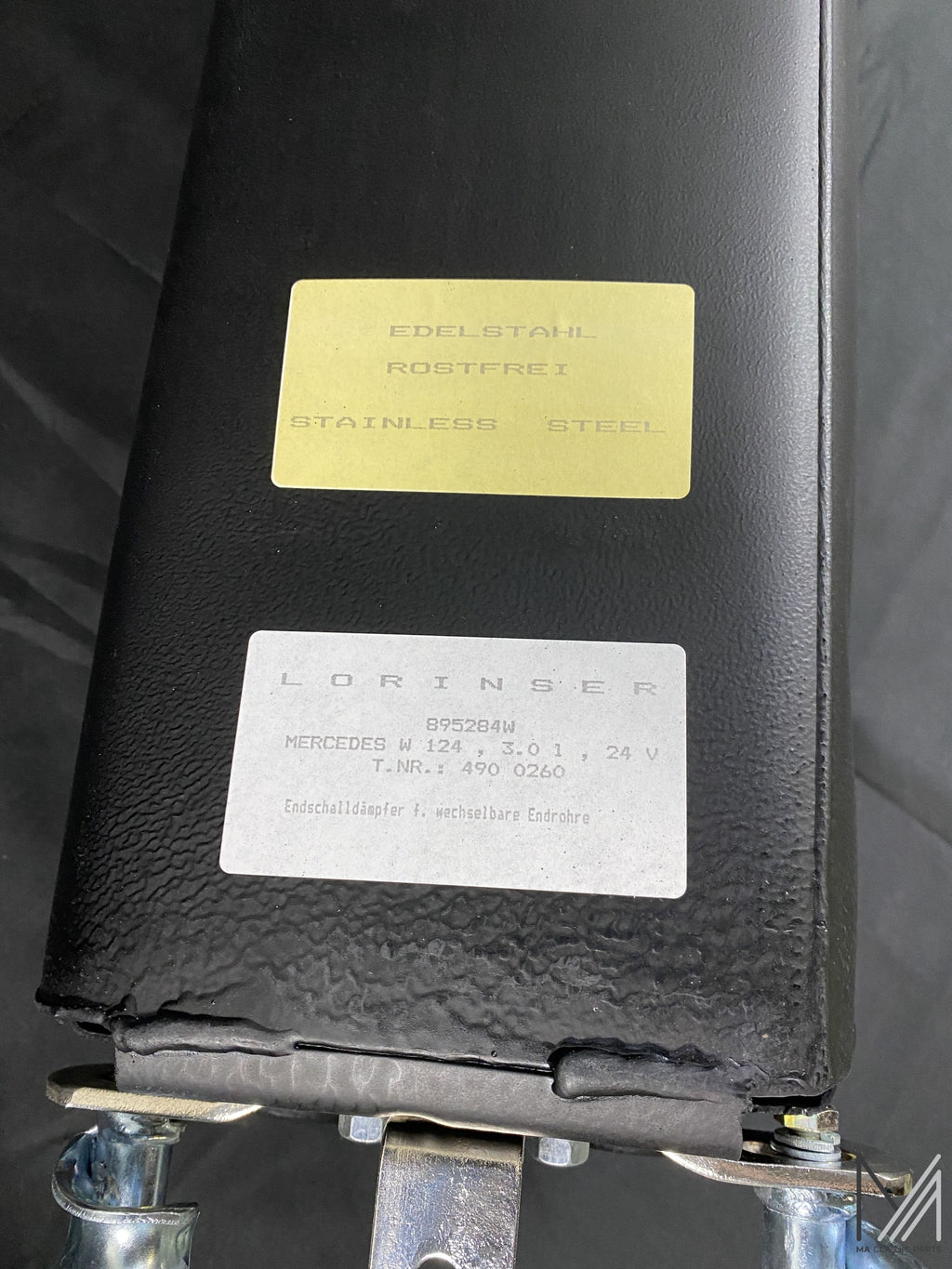 Mercedes Benz W124 Lorinser Endschalldämpfer 300E 24V NOS NEU – Ansicht 5