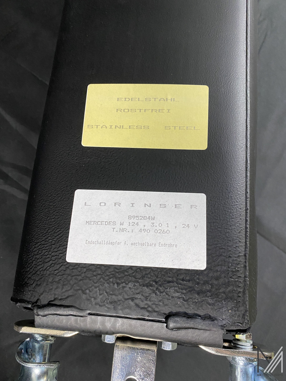 Mercedes Benz W124 Lorinser Endschalldämpfer 300E 24V NOS NEU – Ansicht 5