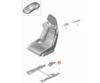 Porsche Sitzschienen-Abdeckung vorne 911 997 Boxster Cayman 987 NEU – Ansicht 4