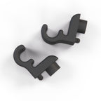 Audi 100/200 A6 100 Avant Roller Sunblind Hooks Set von Schwarz – Ansicht 2