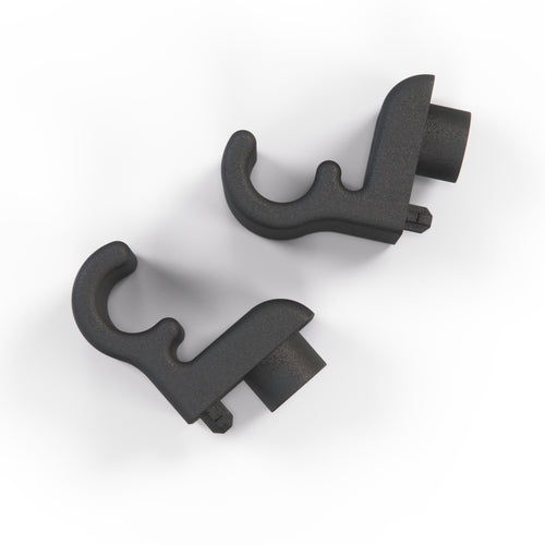 Audi 100/200 A6 100 Avant Roller Sunblind Hooks Set von Schwarz – Ansicht 2