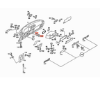 Mercedes-Benz Zündschloss-Ringabdeckung 2er-Satz R107 W116 W123 – A1236890080 – Ansicht 3