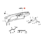 BMW Lautsprecherabdeckung Armaturenbrett E21 NEU – Ansicht 5