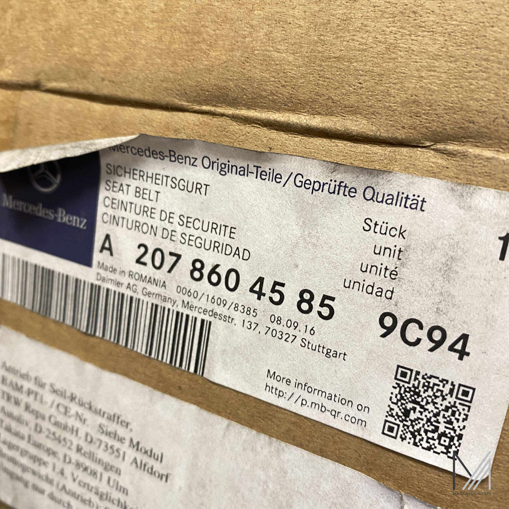 Mercedes-Benz W207 Sicherheitsgurt NOS – A2078604585 – Ansicht 2
