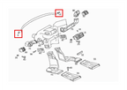 Mercedes-Benz Blende Abdeckung Armaturenbrett W202 – A2028310144 – Ansicht 4