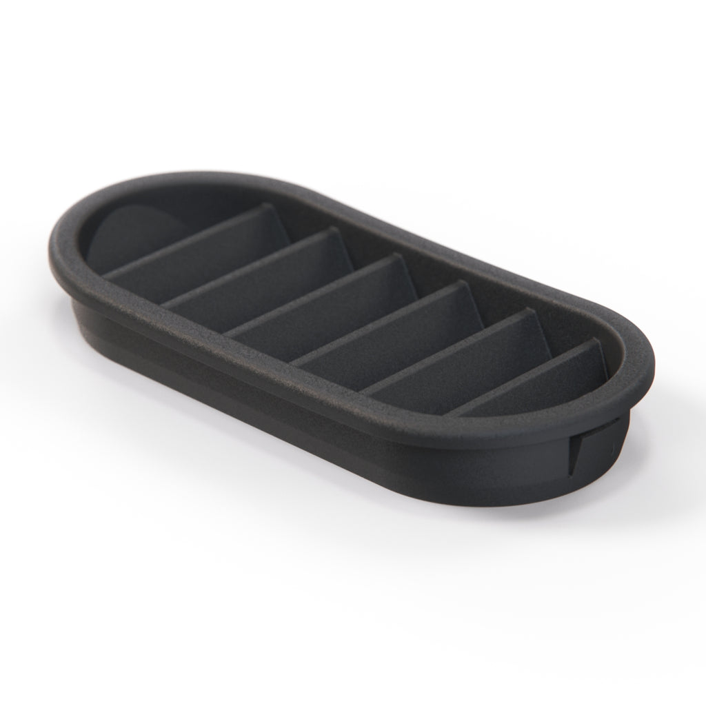 Porsche 924 944 968 B-Säulen Türdüsen-Gitter Schwarz – Ansicht 2