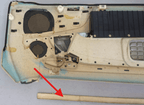 Mercedes-Benz Türverkleidung Reparatursatz Montageschiene R129 Mopf NEU – Ansicht 8