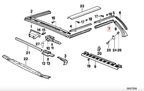 BMW Verdeckdichtung hinten Cabrio E30 NEU – Ansicht 4