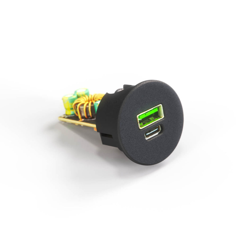 Porsche Mittelkonsolen-Blende mit USB-Ladeanschluss 911 996 Boxster 986 NEU