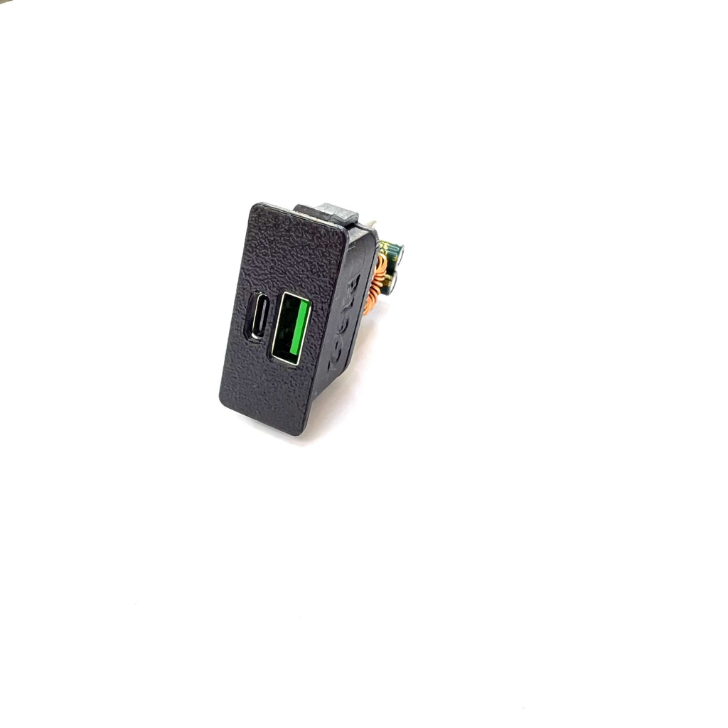 Mercedes-Benz Schalterblende mit USB-Ladebuchse W124 W201 NEU – Ansicht 3
