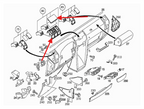 Mercedes-Benz Lüftungsdüsen-Rahmen Armaturenbrett Mitte G-Klasse W463 NEU – A4636807508 – Ansicht 4