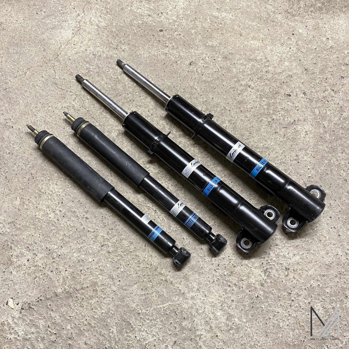 Lorinser Stoßdämpfer Satz W124 W201 VA+HA NEU