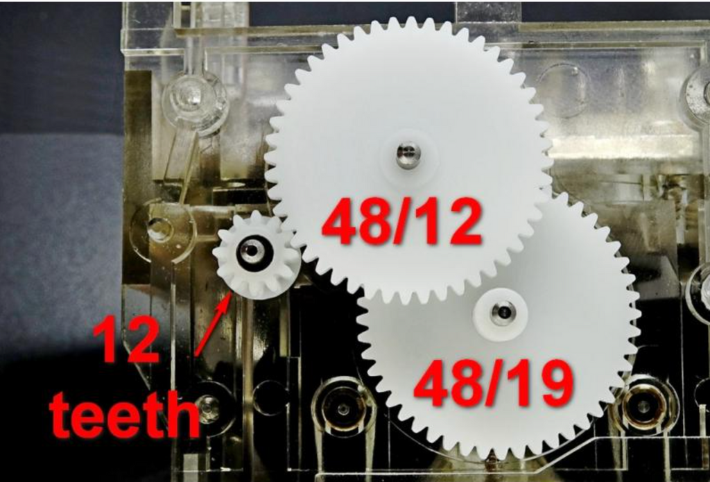 Audi 5000 Tacho VDO KM/H BMW Mercedes 48x19 48x12 Zahnrad-Reparaturset – Ansicht 3
