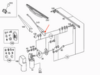 Mercedes-Benz W463 G500 vorne Fenster Wischerarm Abdeckung Kappe – A4638200144 – Ansicht 3