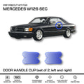 Mercedes-Benz Türgriffmulden-Schutzfolie PPF 2er-Satz W126 C126 SEC NEU