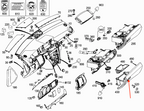 Mercedes-Benz W204 W211 Handschuh Bo Deckel Griff Knopf Öffner Schwarz – A2046800998 – Ansicht 4