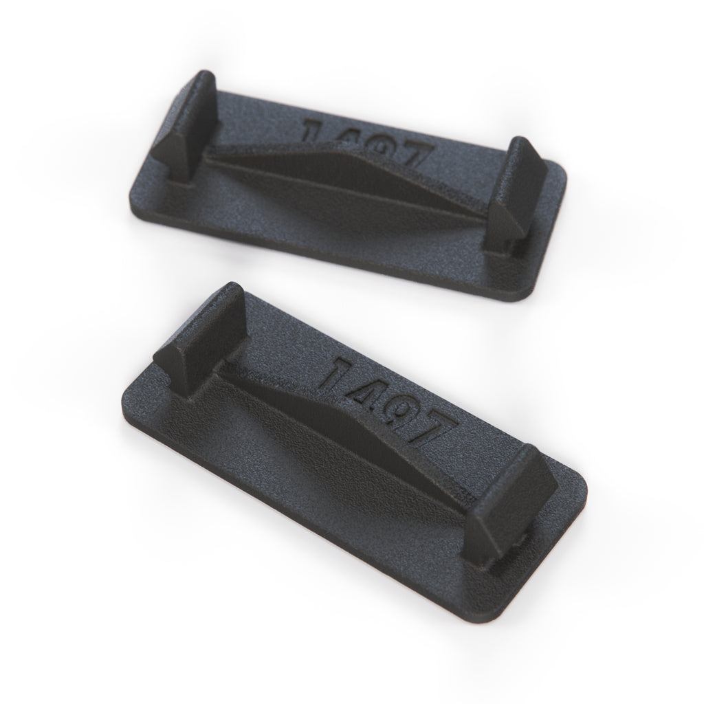 Mercedes-Benz W123 C123 S123 Mittel Konsole Schalter-Abdeckung Set von 2 Schwarz – A1236831010 – Ansicht 3