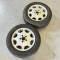 Mercedes-Benz 8-Loch Alufelgen Paar 15 Zoll A1244011202 mit Reifen 195/65 R15