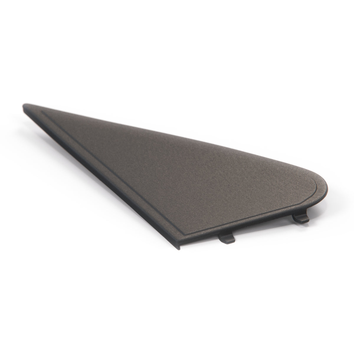 Mercedes-Benz W123 Dreieck Spiegel Covers li. od. re. zwei Versionen Schwarz | – A1237250311 – Ansicht 2