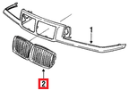 BMW Kühlergrill Niere Custom E36 NEU – Ansicht 4