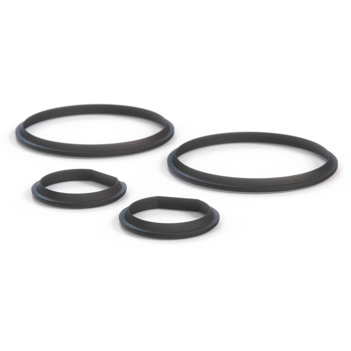 BMW E32 E34 Kombiinstrument Armaturenbrett Zifferblatt Instrument Ringe Set – Ansicht 3
