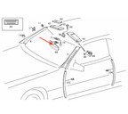 Mercedes-Benz Innenspiegel Halteclip Kugelhalterung R129 W140 NEU – Ansicht 4