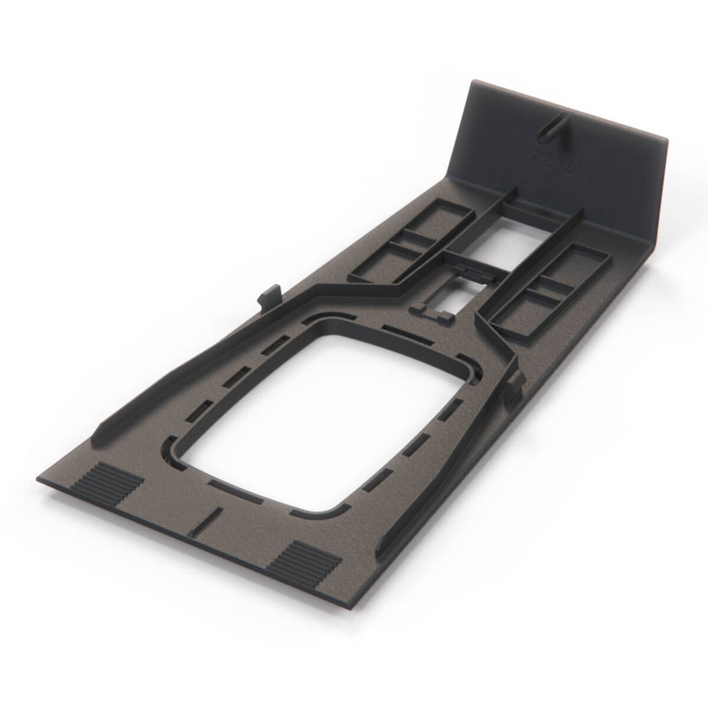 Mercedes-Benz W123 Mittel Konsole Zierleiste Schwarz Zahnrad Box zwei Version – A1236831308 – Ansicht 4