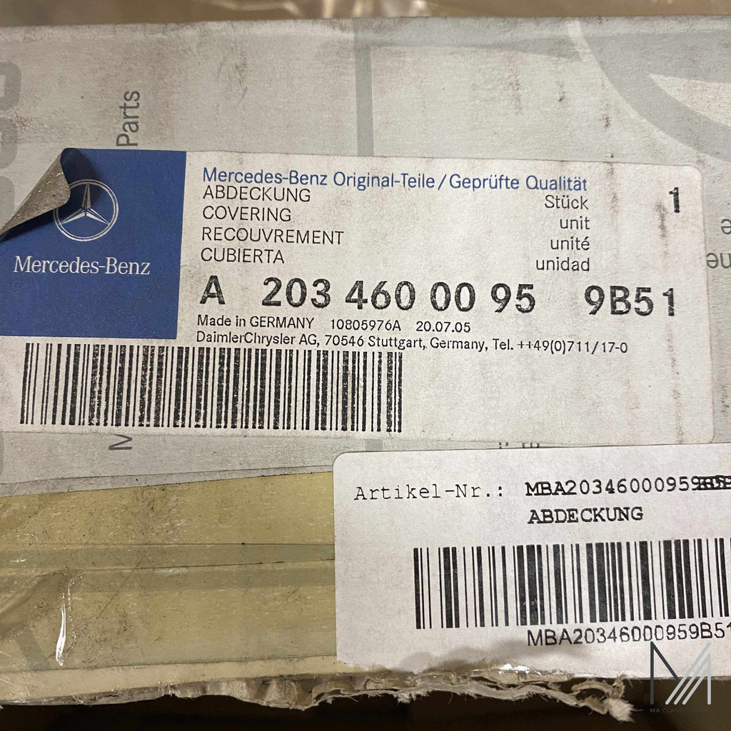 Mercedes-Benz W203 Abdeckung Lenkstock NOS – Ansicht 4