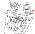 Porsche Heizungsregler-Drehknopf 924 944 NEU – Ansicht 4