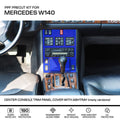 Mercedes-Benz Mittelkonsolenblende mit Aschenbecher Schutzfolie PPF W140 NEU – A1406802636