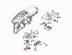 Mercedes-Benz Motorhauben-Entriegelungsgriff Schwarz-Rot W213 NEU – A2138800402 – Ansicht 6