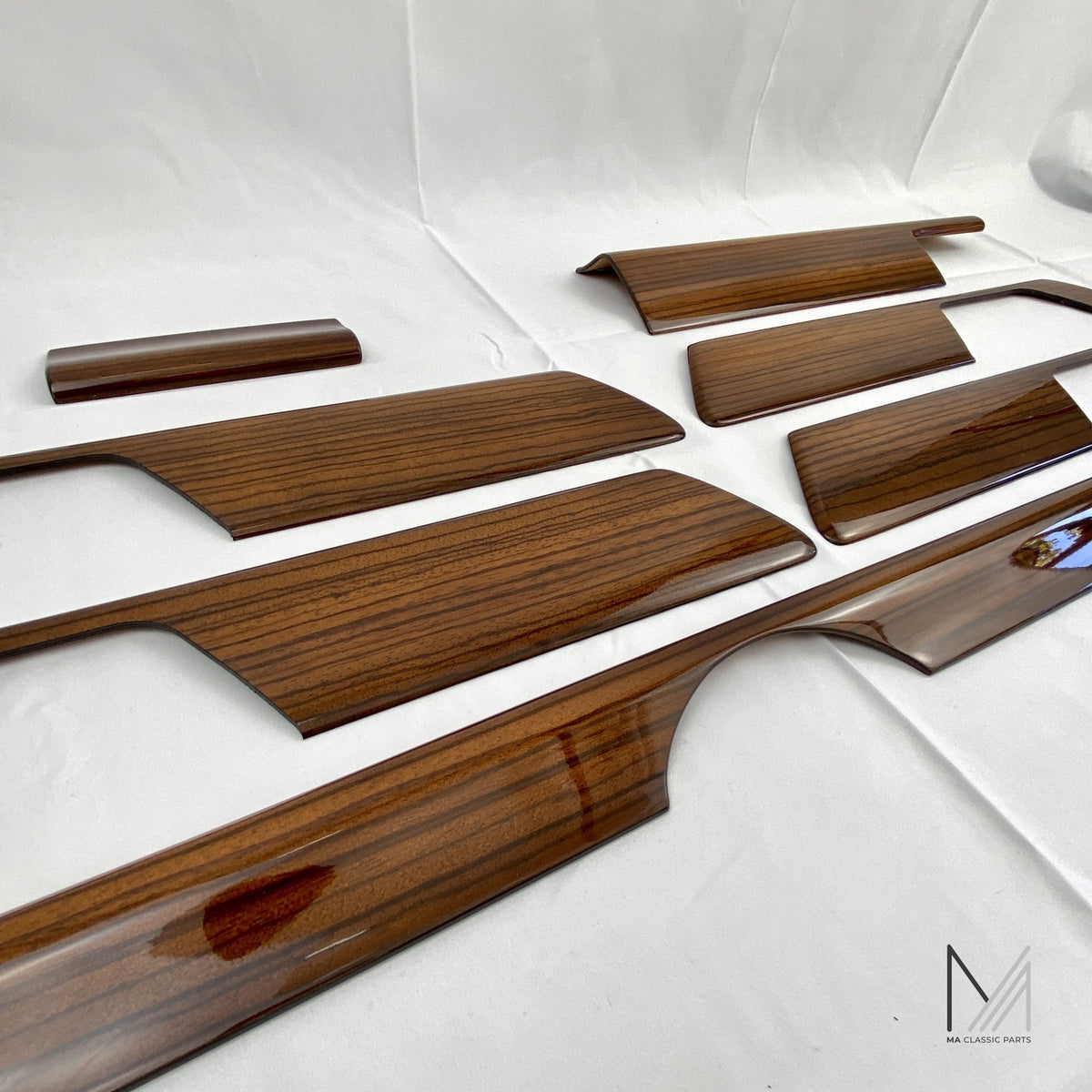 Original Lorinser W124 Zebrano Innenverkleidung Set Limo / Kombi NOS – Ansicht 2