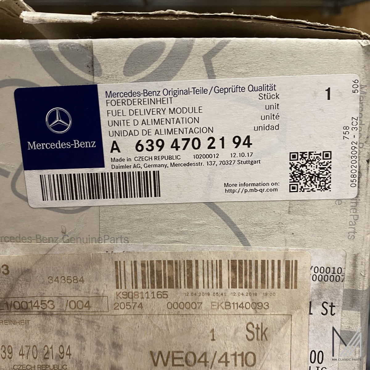 Mercedes-Benz W639 Viano Tankgeber NOS – A6394702194 – Ansicht 3