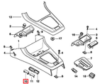 BMW Compact Blindabdeckung Schalterblende E36 NEU – Ansicht 4