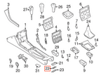 BMW Z3 Roadster hinten Schalter-Abdeckung – Ansicht 3