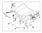 Mercedes-Benz Haubenstern W124 W140 W202 W203 W204 W208 W210 W211 W221 – A2048170616 – Ansicht 4