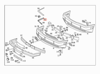 Mercedes-Benz Frontstoßstange to Kotflügel Dichtung W124 S124 C124 A124 – A1248850985 – Ansicht 4
