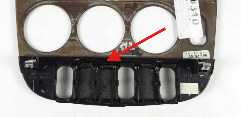 Mercedes-Benz Radioblende unten Rahmen Halterung Behr W163 NEU – A1638200486 – Ansicht 4