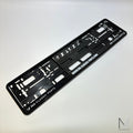 EU Kennzeichenhalter MA Classic Parts Schwarz NEU