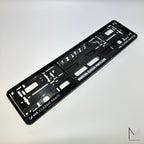 EU Kennzeichenhalter MA Classic Parts Schwarz NEU