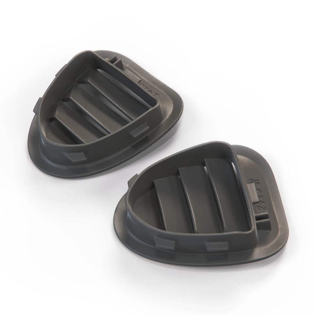 Porsche Defroster-Luftgitter Armaturenbrett 2er-Satz Boxster 986 987 Cayman NEU – Ansicht 3