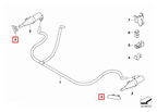 BMW Scheinwerferwaschdüsen-Abdeckung E90 E91 Grundiert – Ansicht 4