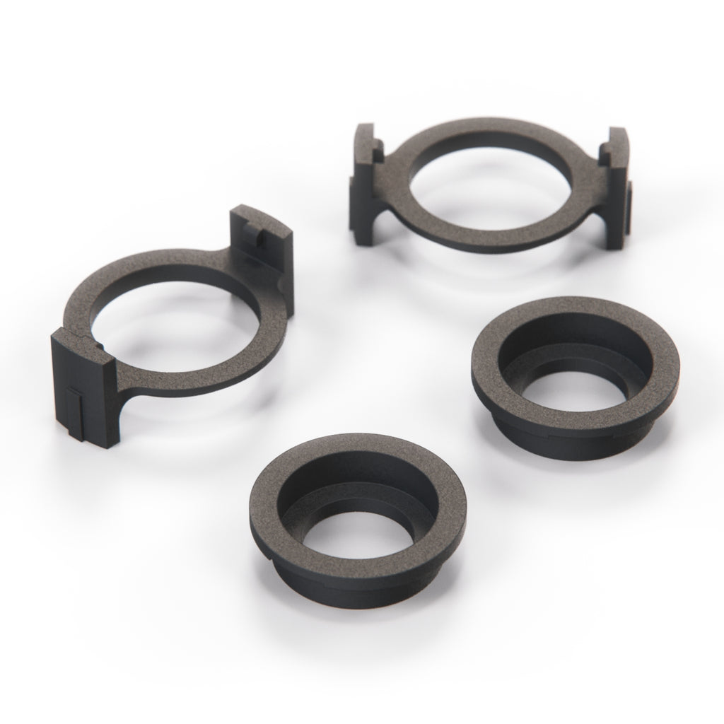 BMW E46 BMW Glas-Xenon Scheinwerfer Adapter Spezial-Set Schwarz – Ansicht 2