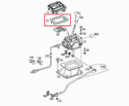 Mercedes-Benz W202 W461 W463 G-Klasse Zahnrad Schalt- Hebel Kunststoff – A2022670188 – Ansicht 4